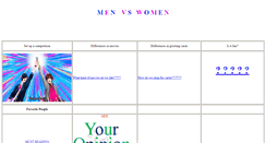 Desktop Screenshot of menvswomen.com